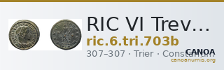 RIC VI Treveri 703b — CANOA
