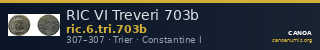 RIC VI Treveri 703b — CANOA