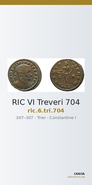 RIC VI Treveri 704 — CANOA