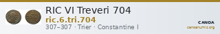 RIC VI Treveri 704 — CANOA