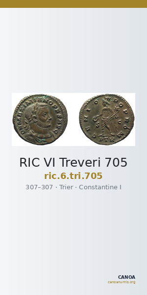 RIC VI Treveri 705 — CANOA