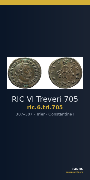 RIC VI Treveri 705 — CANOA
