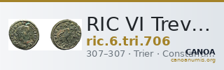 RIC VI Treveri 706 — CANOA