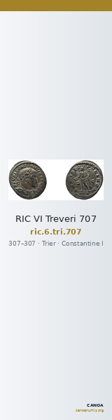 RIC VI Treveri 707 — CANOA