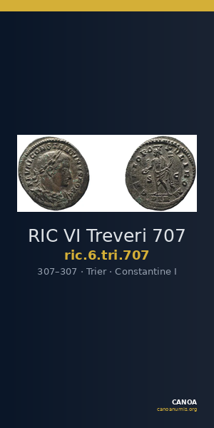 RIC VI Treveri 707 — CANOA