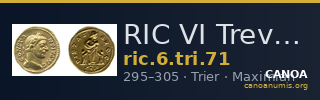 RIC VI Treveri 71 — CANOA