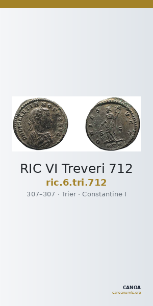 RIC VI Treveri 712 — CANOA