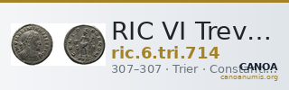 RIC VI Treveri 714 — CANOA