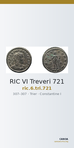 RIC VI Treveri 721 — CANOA