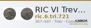 RIC VI Treveri 721 — CANOA
