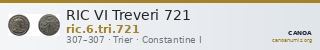 RIC VI Treveri 721 — CANOA