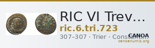 RIC VI Treveri 723 — CANOA