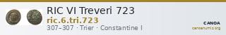 RIC VI Treveri 723 — CANOA