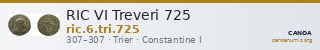 RIC VI Treveri 725 — CANOA