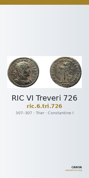 RIC VI Treveri 726 — CANOA