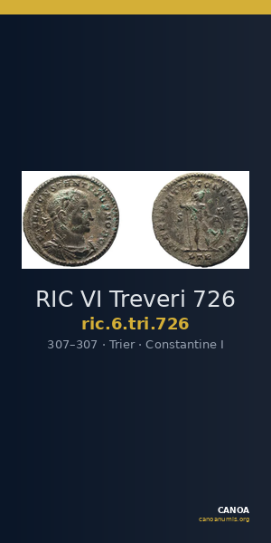 RIC VI Treveri 726 — CANOA