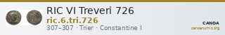 RIC VI Treveri 726 — CANOA