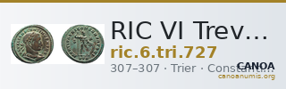 RIC VI Treveri 727 — CANOA