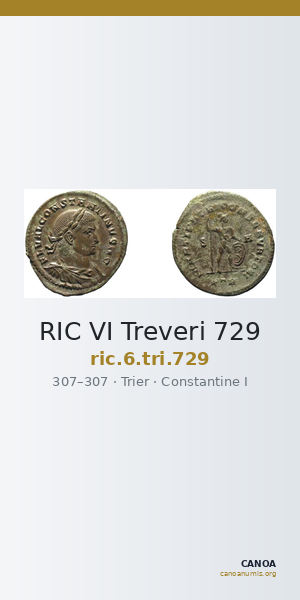 RIC VI Treveri 729 — CANOA