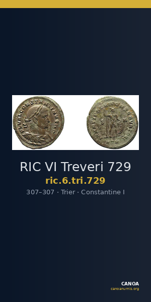 RIC VI Treveri 729 — CANOA