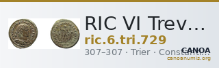 RIC VI Treveri 729 — CANOA