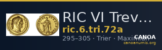 RIC VI Treveri 72a — CANOA