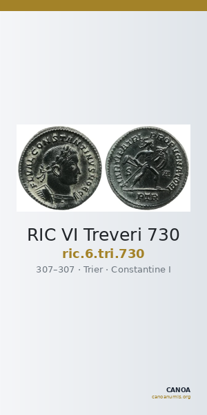 RIC VI Treveri 730 — CANOA