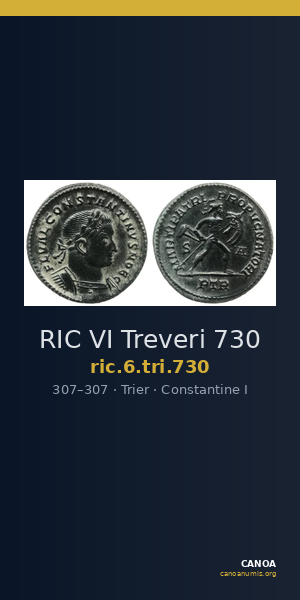 RIC VI Treveri 730 — CANOA