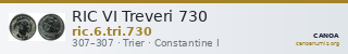 RIC VI Treveri 730 — CANOA
