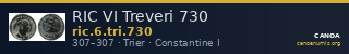 RIC VI Treveri 730 — CANOA