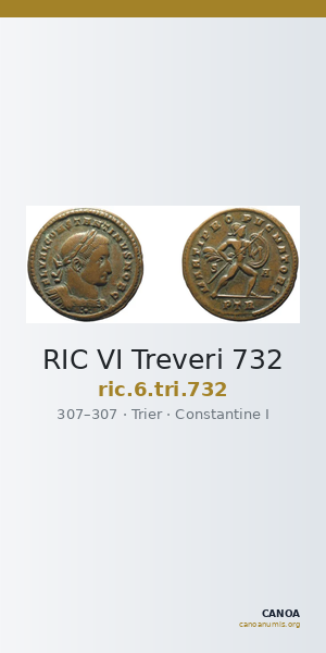 RIC VI Treveri 732 — CANOA