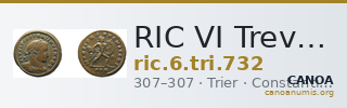 RIC VI Treveri 732 — CANOA