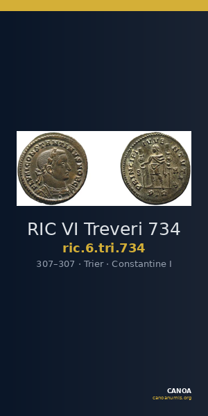 RIC VI Treveri 734 — CANOA