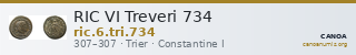 RIC VI Treveri 734 — CANOA