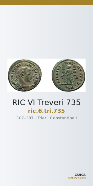 RIC VI Treveri 735 — CANOA