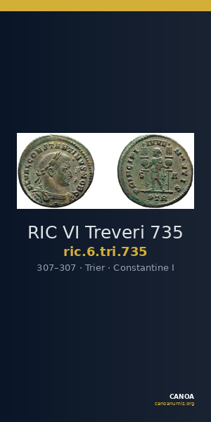 RIC VI Treveri 735 — CANOA