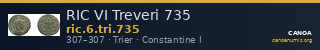 RIC VI Treveri 735 — CANOA
