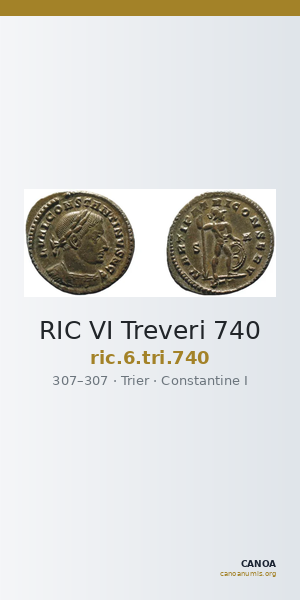 RIC VI Treveri 740 — CANOA