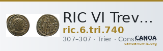 RIC VI Treveri 740 — CANOA