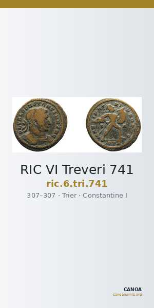 RIC VI Treveri 741 — CANOA