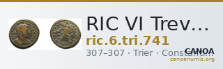 RIC VI Treveri 741 — CANOA