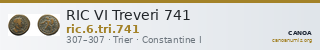 RIC VI Treveri 741 — CANOA