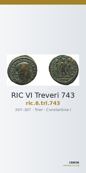 RIC VI Treveri 743 — CANOA