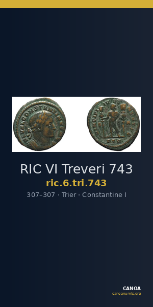 RIC VI Treveri 743 — CANOA