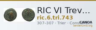 RIC VI Treveri 743 — CANOA
