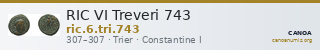 RIC VI Treveri 743 — CANOA