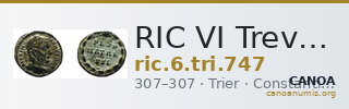 RIC VI Treveri 747 — CANOA