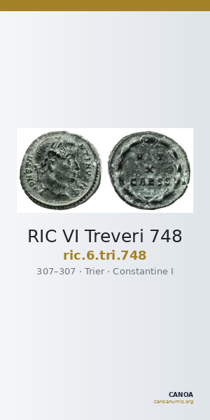 RIC VI Treveri 748 — CANOA