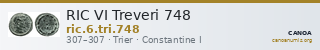 RIC VI Treveri 748 — CANOA