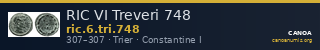 RIC VI Treveri 748 — CANOA